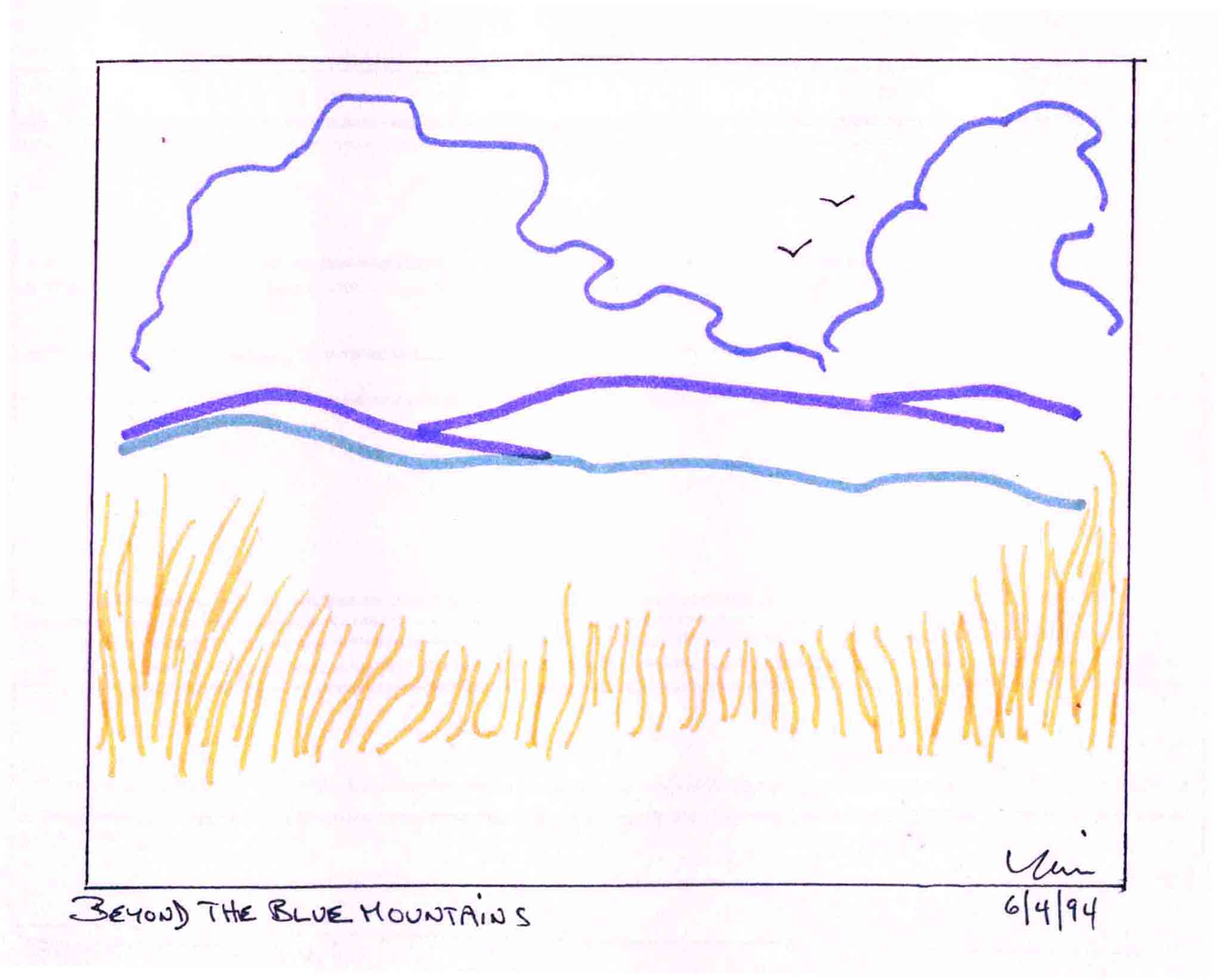 Beyond the Blue Mountain